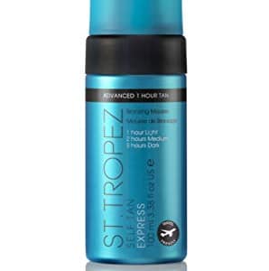 St. Tropez Self Tan Express Advanced Bronzing Mousse, Lightweight Self Tanner for a Trusted Natural Glow, 100% Clean, Vegan Friendly Sunless Tanner, Natural Looking Self Tanning Mousse, 3.3 Fl Oz