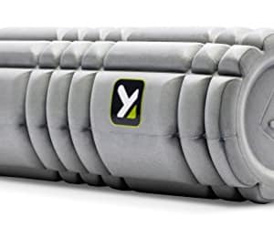 TriggerPoint CORE Foam Massage Roller with Softer Compression for Exercise, Deep Tissue and Muscle Recovery - Relieves Muscle Pain & Tightness, Improves Mobility & Circulation (12''), Gray